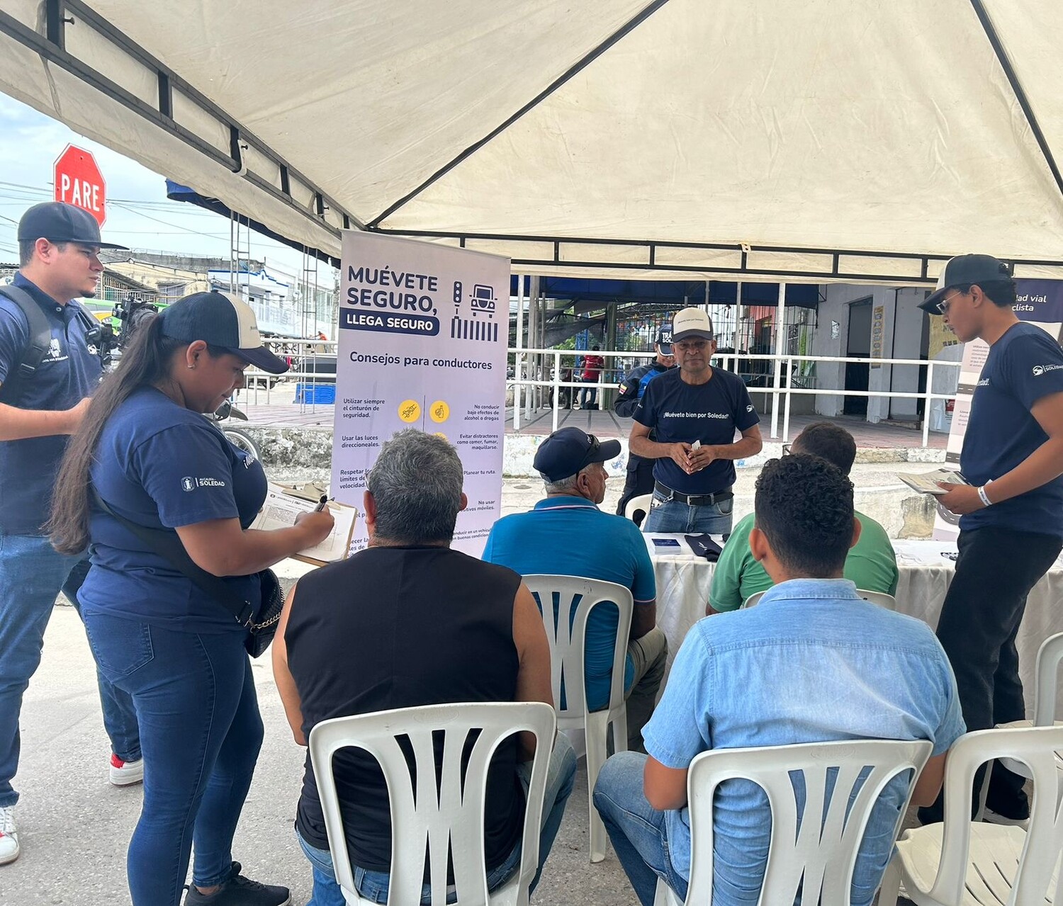 En Soledad, motocarristas participaron en Feria de Movilidad con beneficios y asesorías