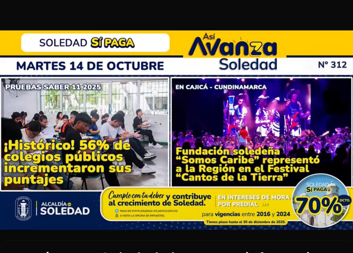 #AsiAvanzaSoledad 14 de Octubre de 2025