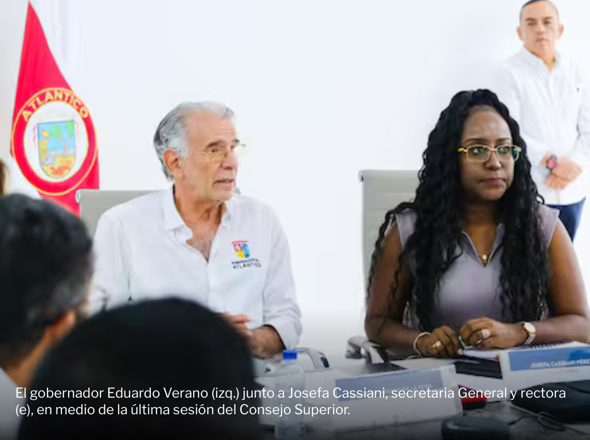 Gobernador Eduardo Verano condena actos vandálicos en la Universidad del Atlántico y pide calma ante proceso de elección de rector